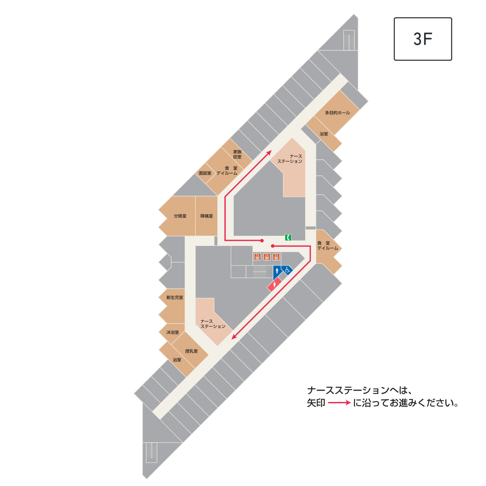 フロアマップ3F