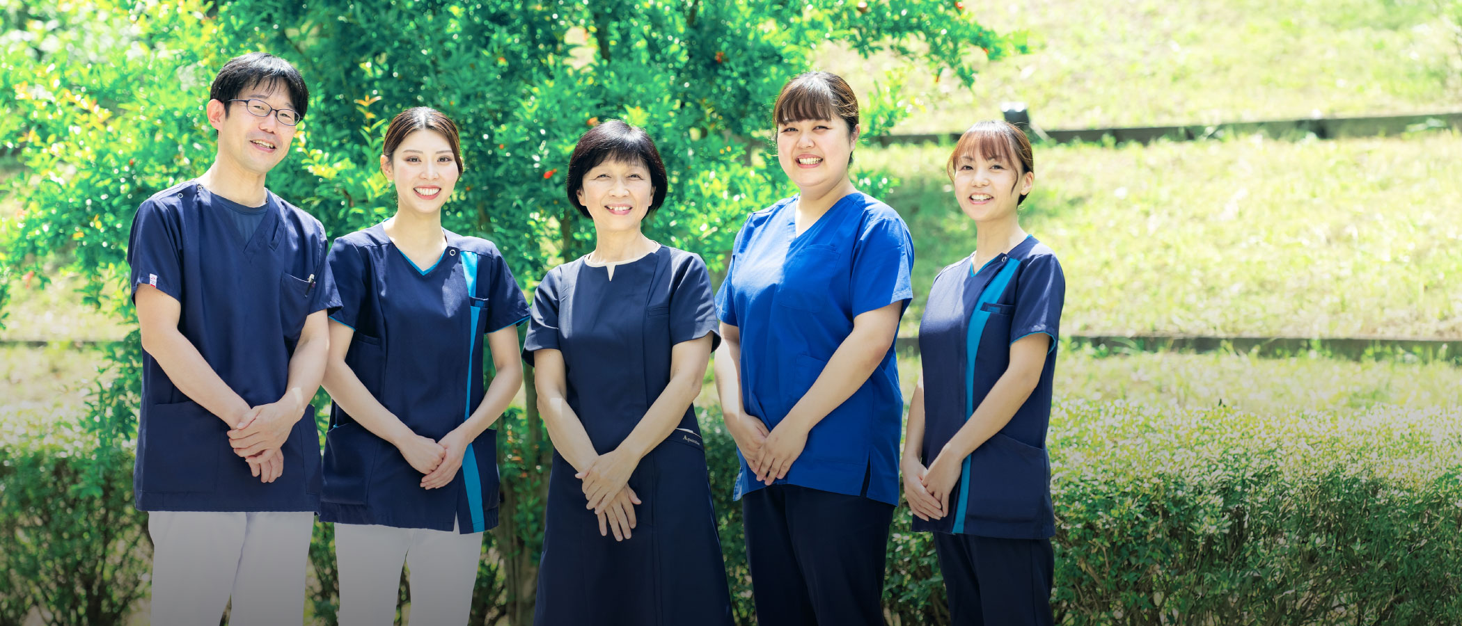 看護部職員 自然豊かな環境で、患者様の心に寄り添う看護を
