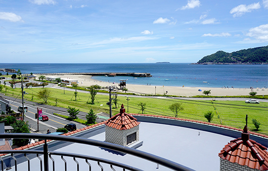 シーサイドいずたが 客室からの展望画像